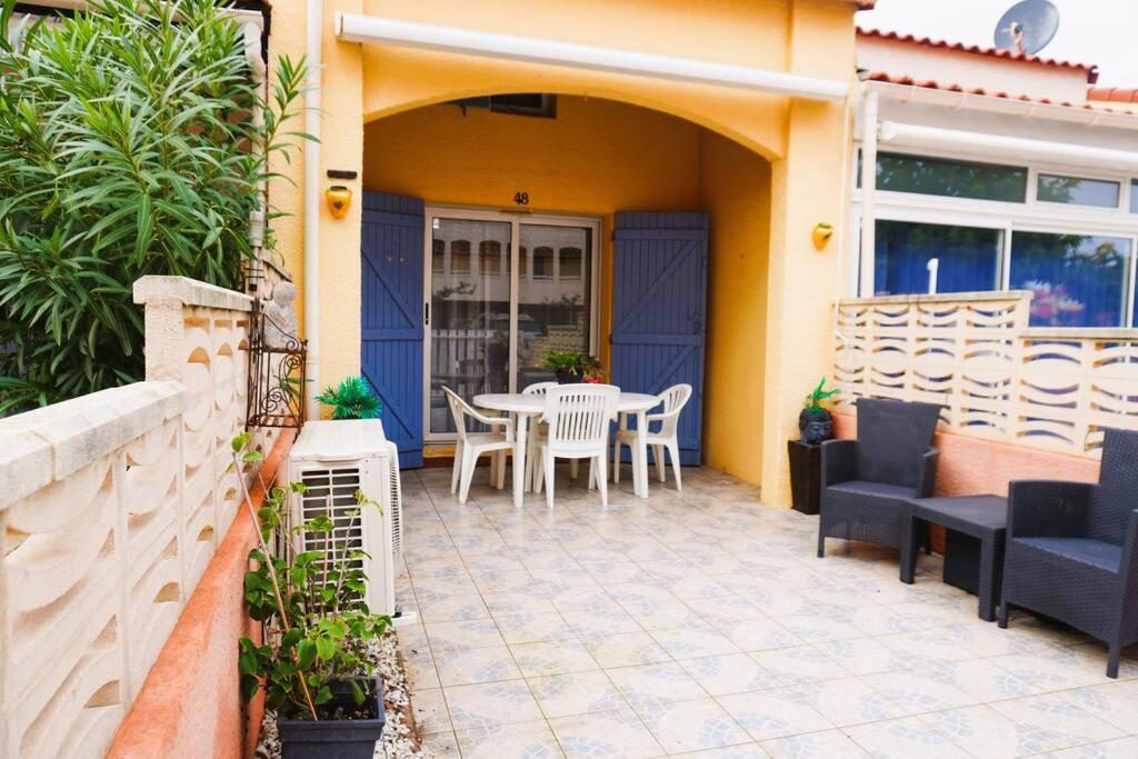 לה ברקרה L'Azur 4 Pers Clim Parking Acces Plage Direct מראה חיצוני תמונה